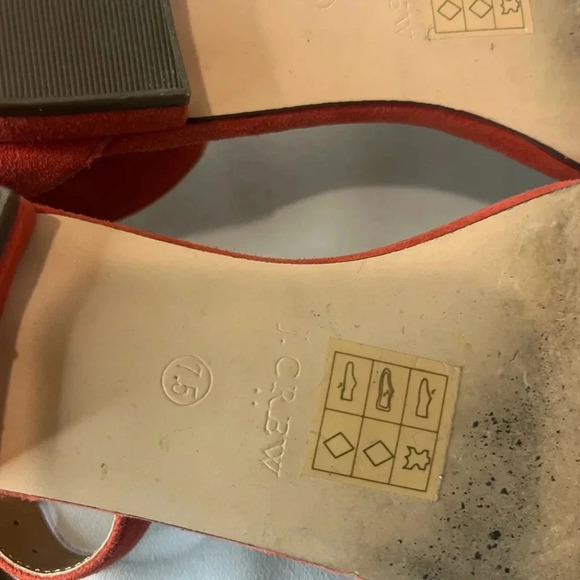 J. Crew Maya  Suede Sandals sz 7.5 m - Picture 5 of 6